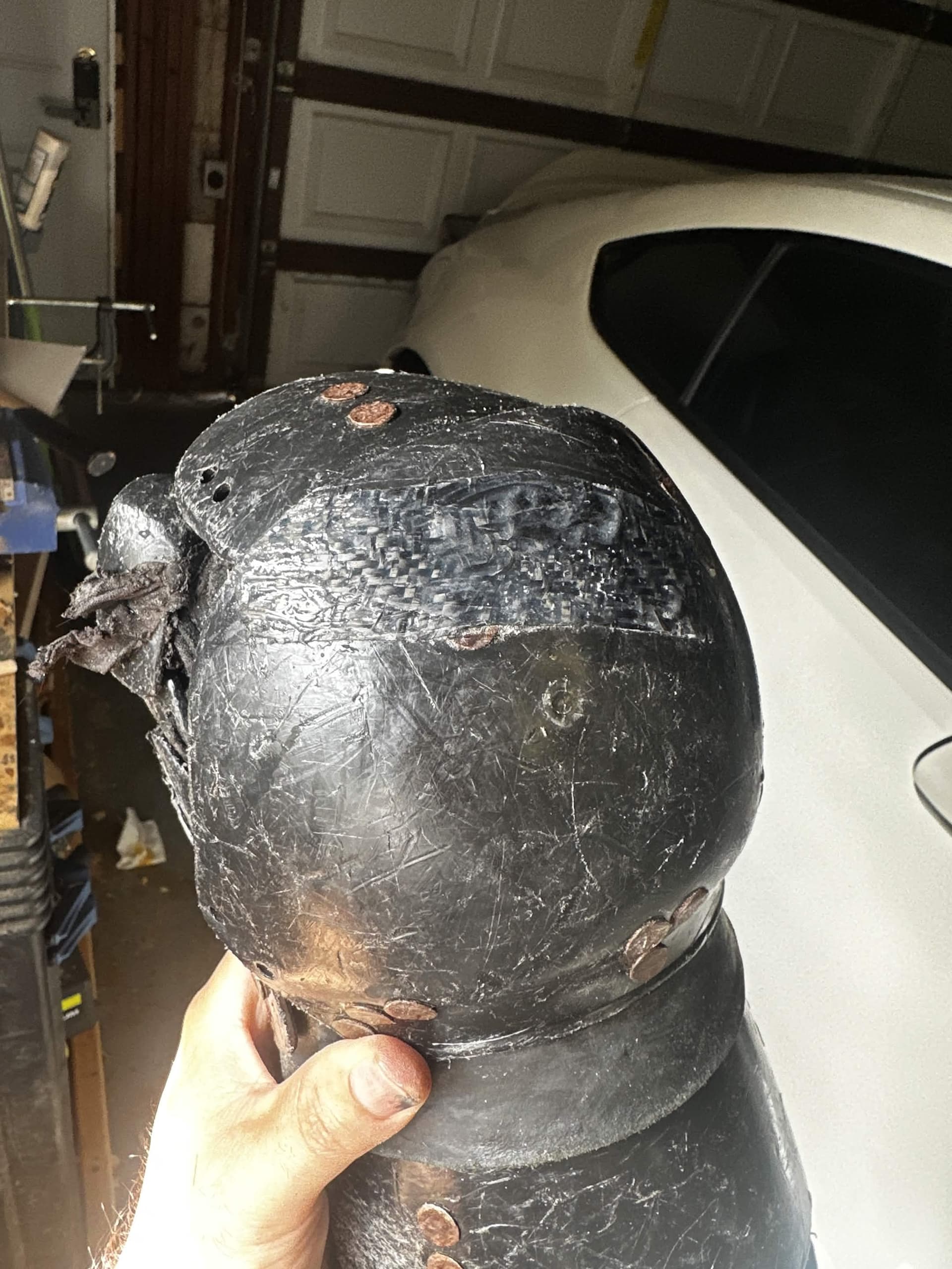 Carbon fiber gauntlet repair